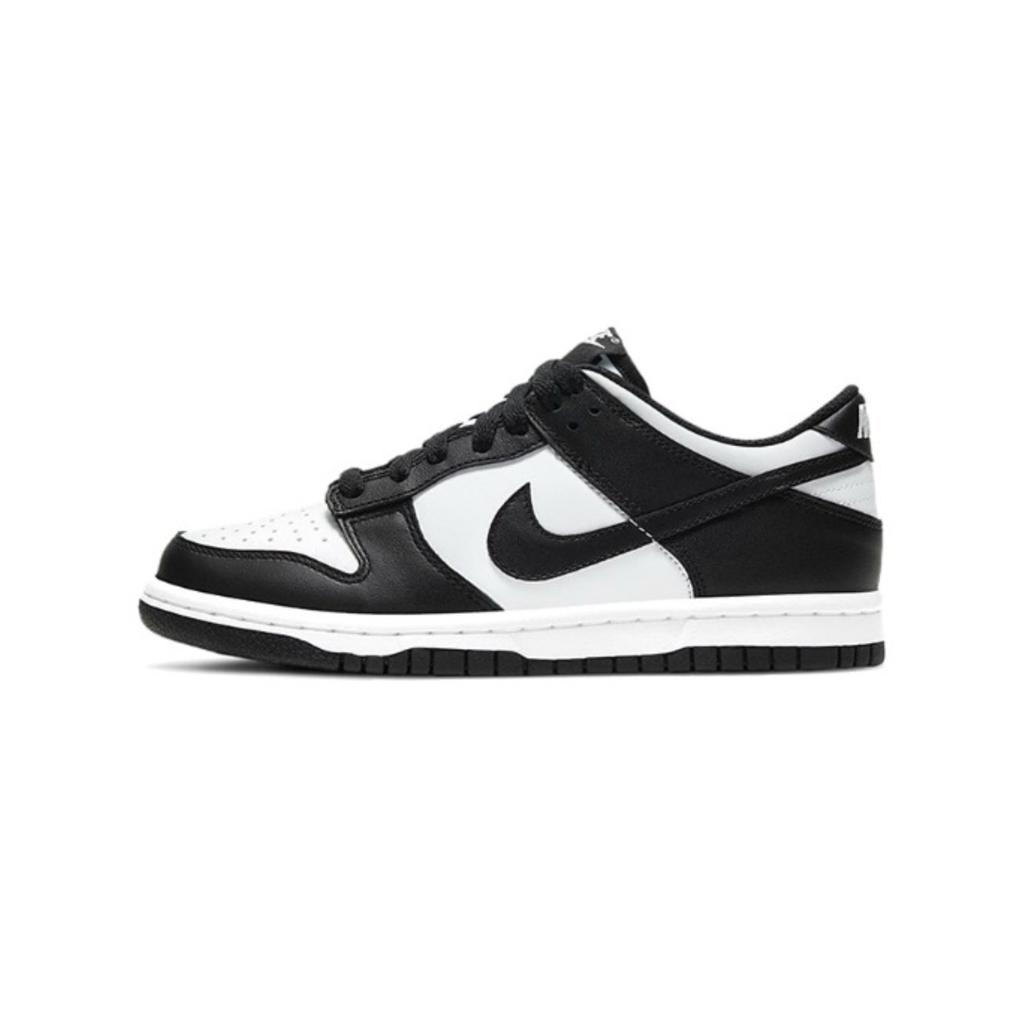 Nike Dunk Slip Resistant, Abrasion Resistant, Lightweight Low top Skateboard Shoes Unisex Black White DD1391-100(Team502-)