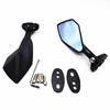 Universal Motorccycle CNC Side Mirror Rearview Mirror For Kawasaki Ninja 650r er6f er6n f Honda HORNET CBR 600 F2 F3