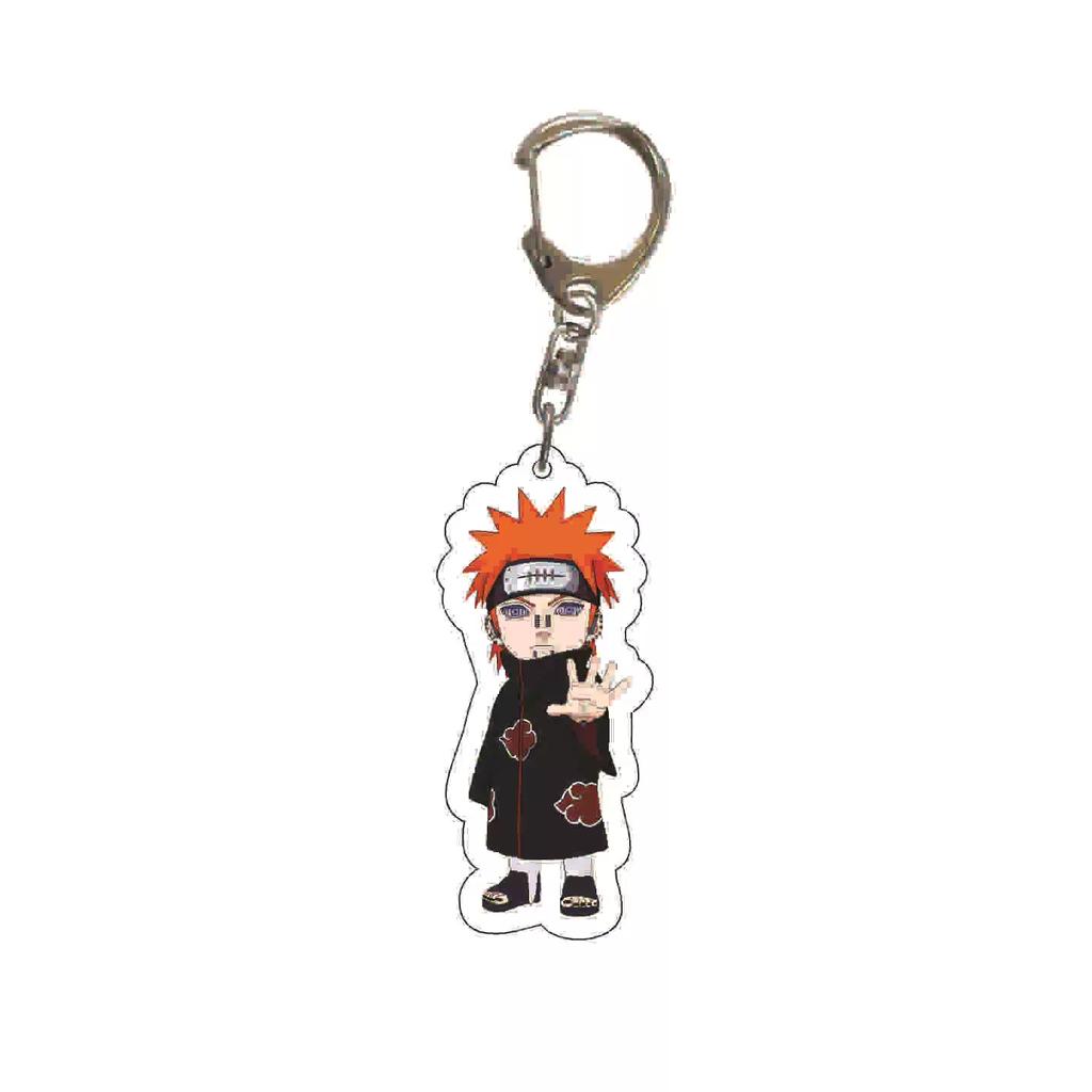 Llavero acrílico de Anime Naruto, accesorio, llavero de dibujos animados de Uzumaki Naruto