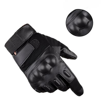 Guantes Tácticos de Dedo Completo con Carcasa Dura Dedo Largo Ciclismo Campo Aficionados Militares Entrenamiento de Combate Exterior Protección Antideslizante Guantes Deportivos