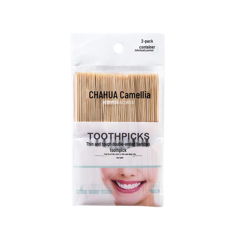 Chahua Double-Headed Bamboo Toothpicks & Fruit Picks