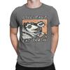 T-shirt Homme Raccoon Graphique Live Fast Eat Trash T-shirt Casual Manches Courtes Col Rond Coton 4XL Vêtements