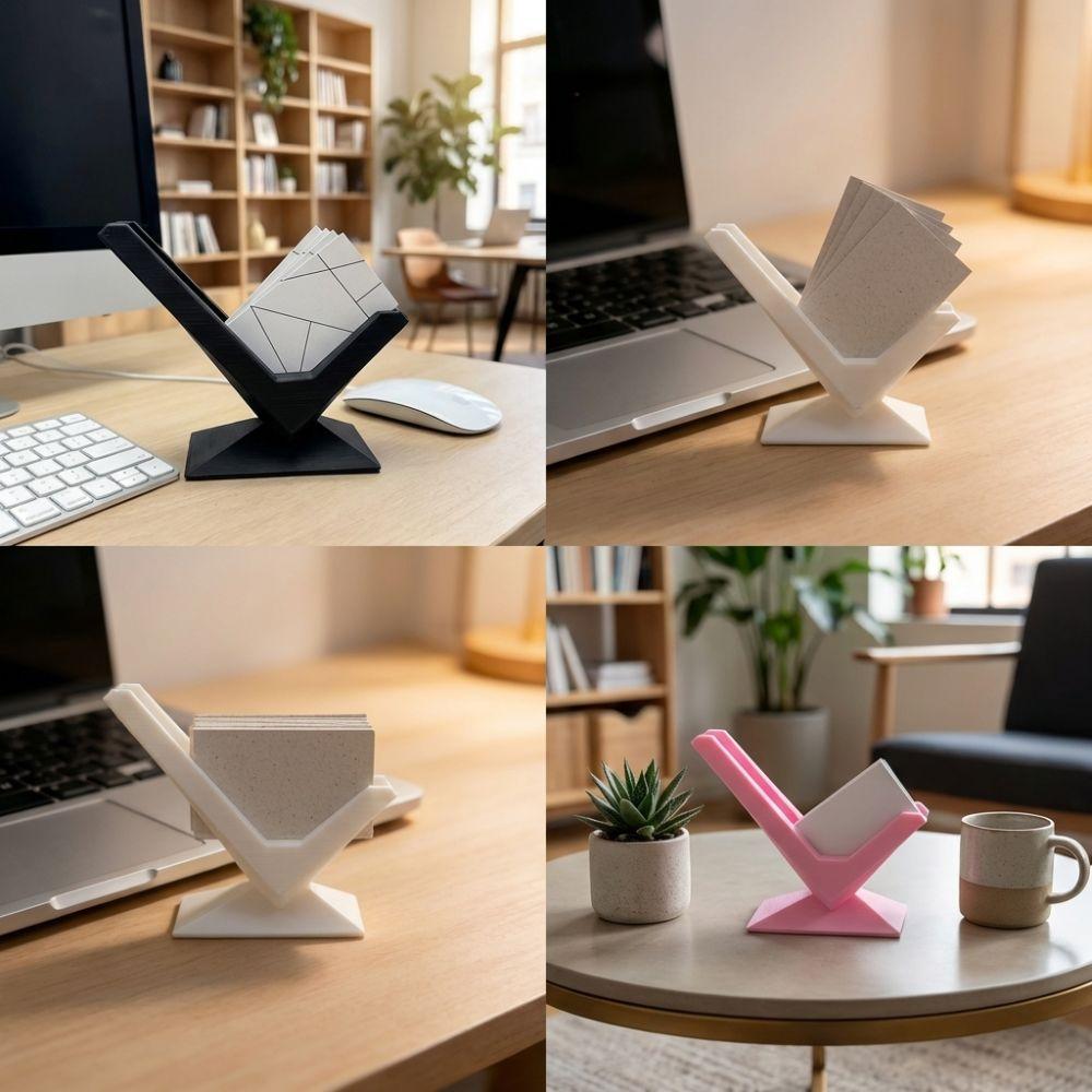 Plastic Business Card Holder 3D Printing Card Storage Box Card Display Holder Desktop Decoration