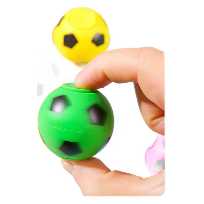 Multicolor Creative Soccer Shaped Plastic Gyro Children Toy For Entertainment