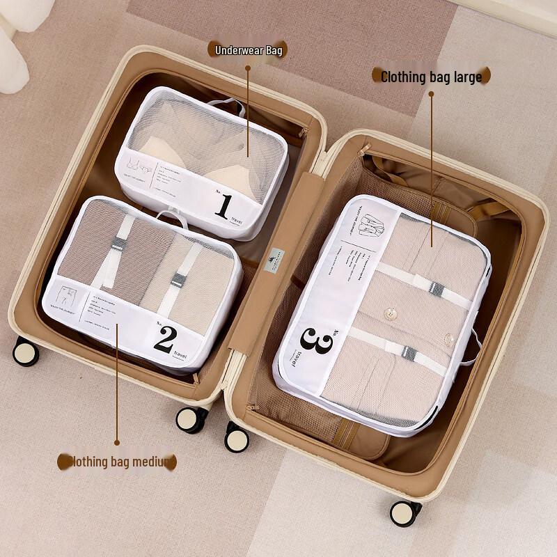 

Kashicong Travel Luggage Organizer Bags 3-Piece Set