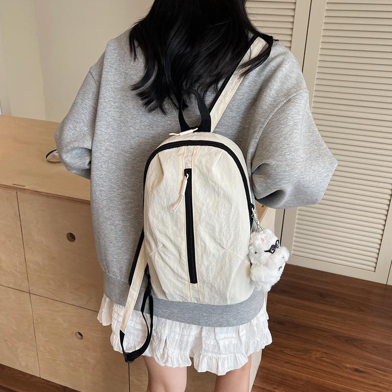 

Школьный рюкзак, Рюкзак, Простой и легкий, Рюкзак с маленьким корпусом, Путешествия, Досуг, Сумка для пеших прогулок на открытом воздухе бежевый