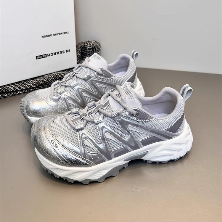 Summer New Leisure Sports Outdoor Hiking Shoes Women's Fashion Mesh Breathable Lightweight Comfortable Running Shoes