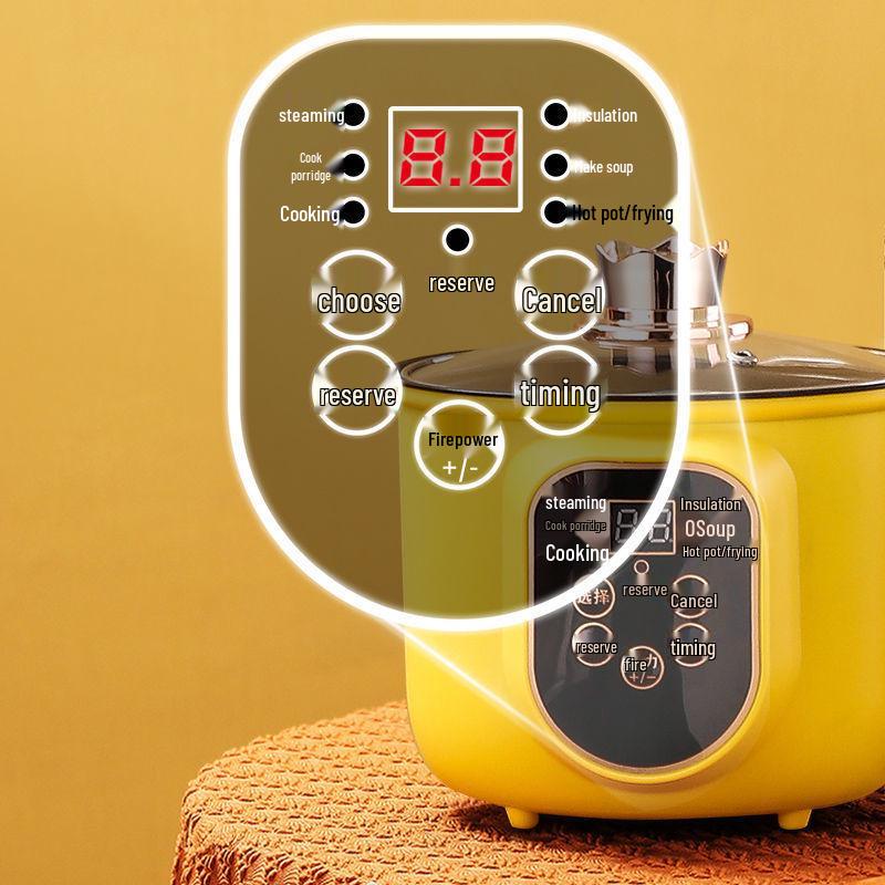 Mini Cocina Eléctrica Multifuncional Antiadherente para Residencias Estudiantiles y Hogares