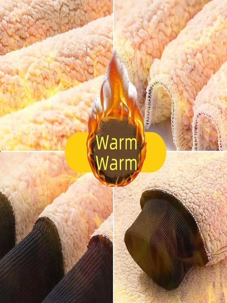 Men's Fleece Sweatshirt - Plus Size Sherpa Lined Pullover for Winter Warmth