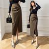 High Waist Irregular A-line Woolen Skirt - Autumn/Winter 2025
