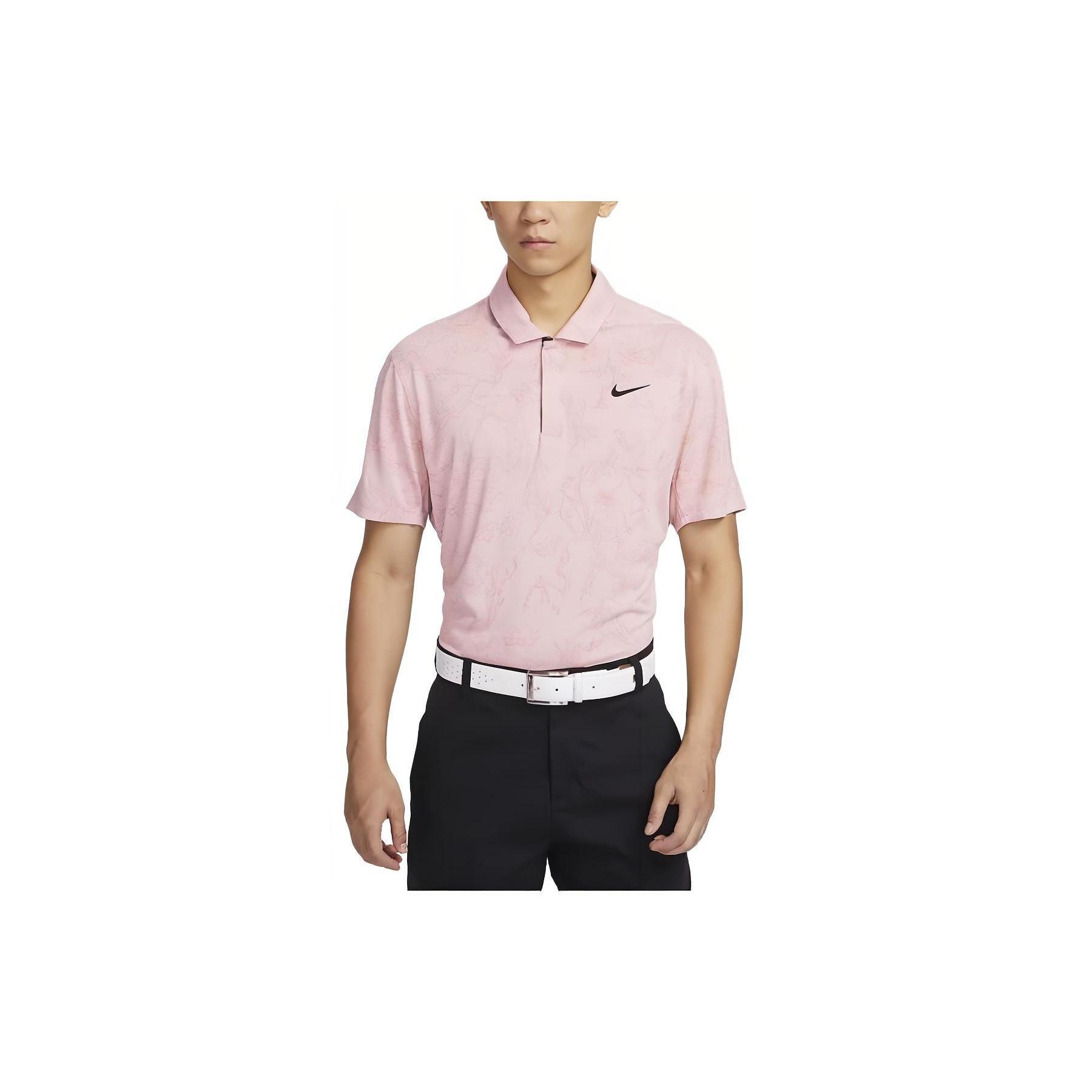 Nike Dri-FIT Tiger Woods ADV Golf Polo Shirt Pink Men s DZ5381-601 M
