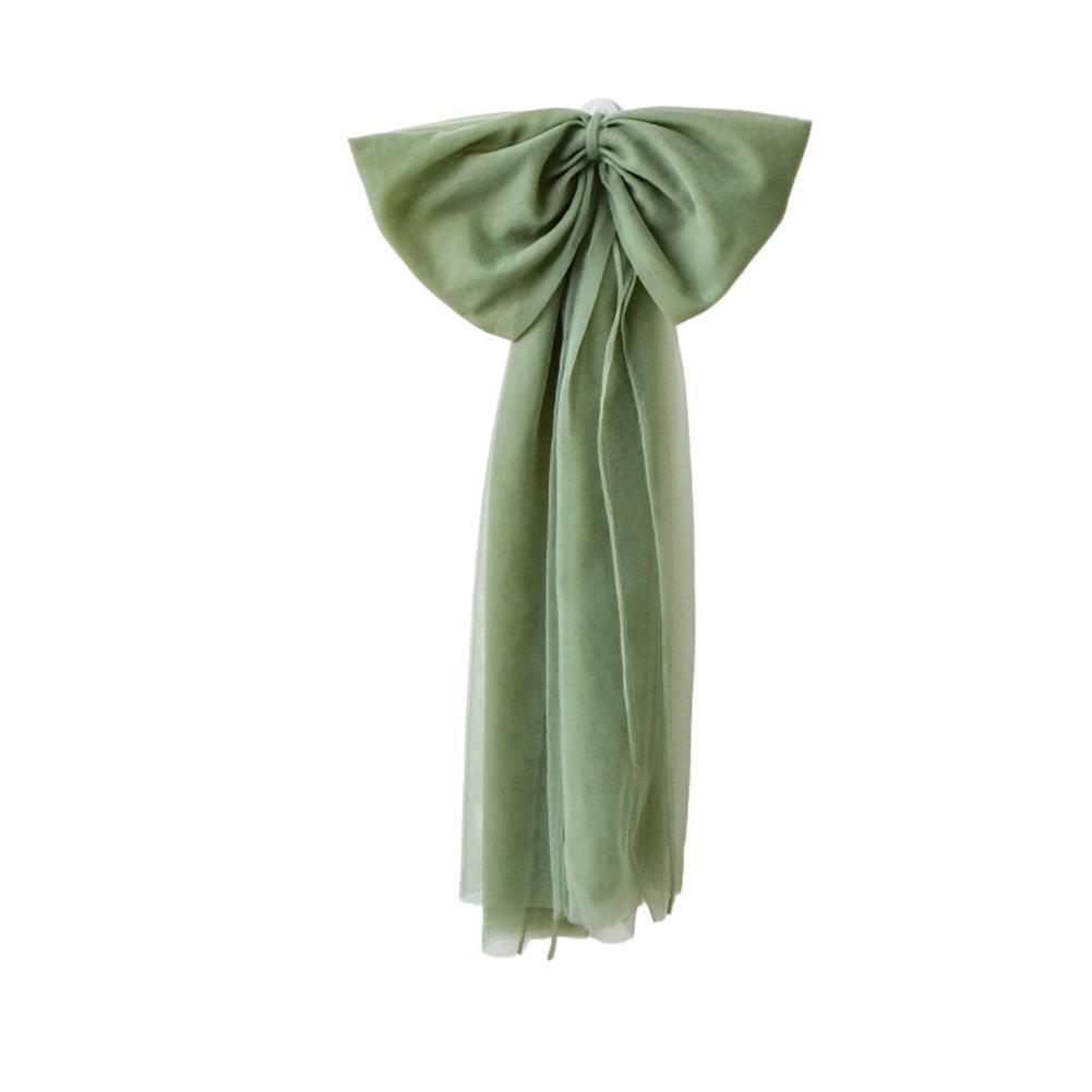 Holiday Decorative Bow for Christmas Tree and Wreaths with Easy Attachment Polyester Bow Knot in Multiple Colors