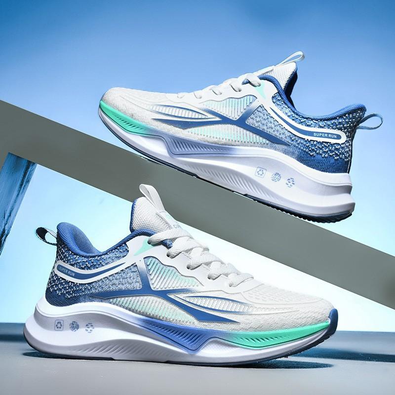 Summer Guochao Men's Shoes New Non-slip Soles Sports Fashion Casual Breathable Outdoor Sports Student Running Shoes