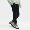 FILA Solid Color Cuffed Casual Knit Sports Pants Women bottoms Black F11W349601F-BK
