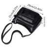 Lightweight Travel Multi-Layer Classic Shoulder Bag Soft Surface Vintage Crossbody Purse for Women