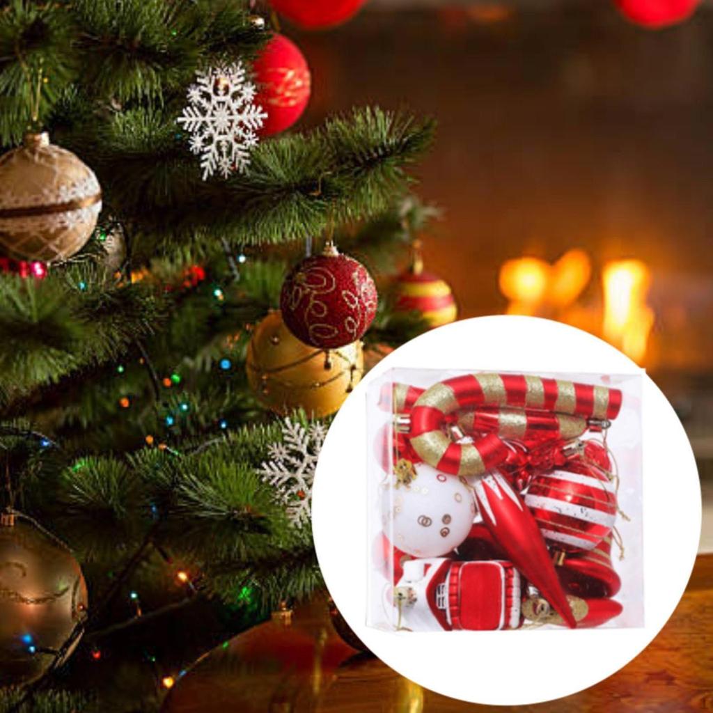 16 Pieces Christmas Decoration Hanging Pendant Photo Props Decorative Gifts Ornament Celebration for