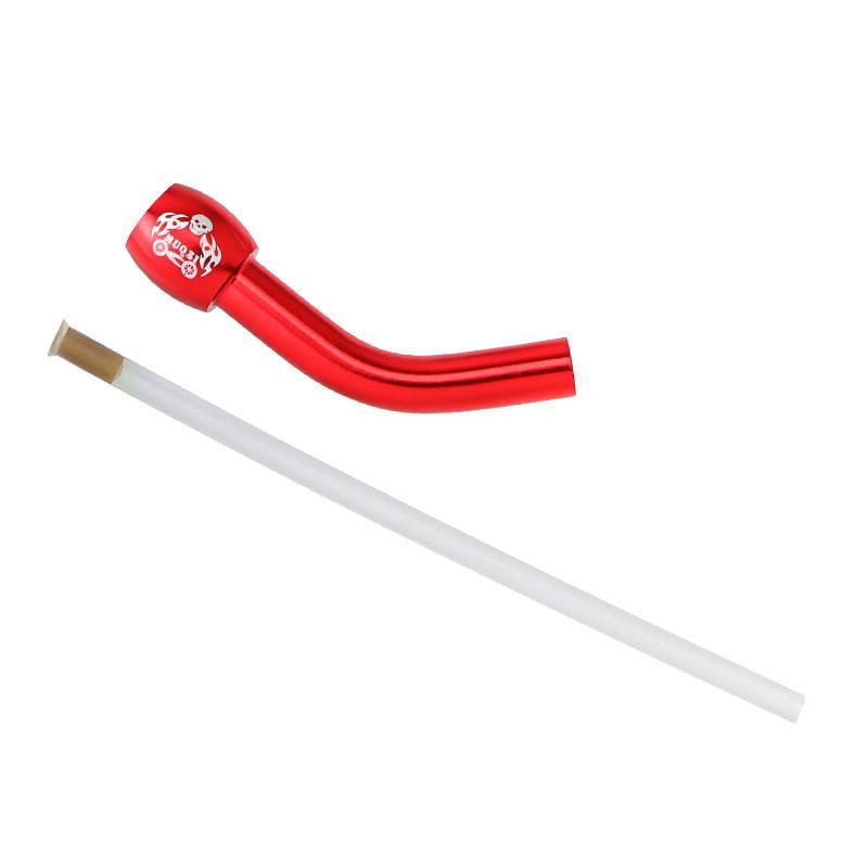 Universal Fit Aluminium Alloy Bike V Brake Cable Guide Pipe Wear Resistant Bend Hose Tube for All Kinds of Bicycles Repair