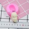DIY Silicone Doll Head Face Mould Fondant Cake Chocolate Baking Accessories