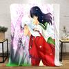 Inuyasha Plush Blanket Soft Comfortable All Seasons blanket Sofa Office Naps blanket Outdoor Travel throw Perfect Gift