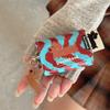 Flip leather blue brown dachshund for AirPods 1 /1 earphone protective case cover 1pro third generation new cute