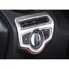 For Mercedes-Benz GLC 2016- Steel Silver Function Control Button Frame Trim