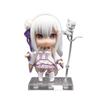 Re:Zero Emilia 751 Q Version Nendoroid Posable Anime Figure With Face Swap Toys Cute Doll Collectible Desktop Decoration Gifts