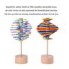Kids Wooden Spiral Lollipop Stress Toy Spinning Decompression Toy