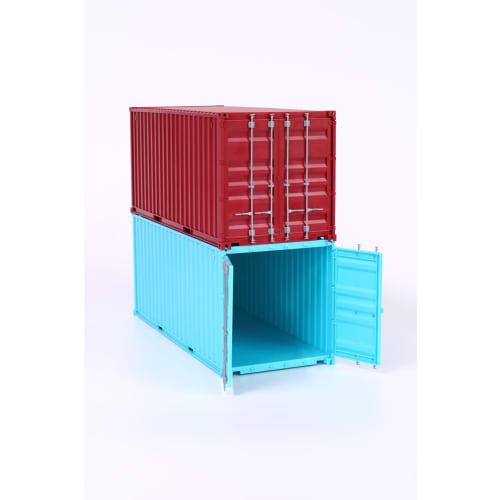 1/24 scale NEXT Series No. 1003 20ft Container (Maroon) Plastic Model