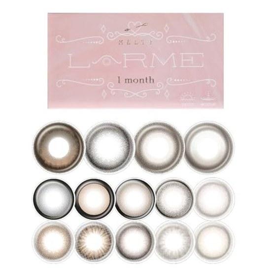 Farbige Linsen LARME MELTY 1 Monat (1 Schachtel enthält 2 Stück) Rezept 0,00 Maron Donuts