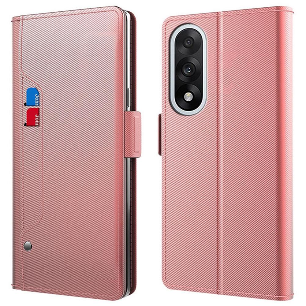 

For OnePlus Nord 5 5G/Ace 5 Ultra 5G Case Stand PU Leather Phone Cover Card Holder Mirror B