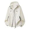 UPF50+ Men's Quick Dry Hooded Sun Protection Jacket Lightweight Waterproof Top