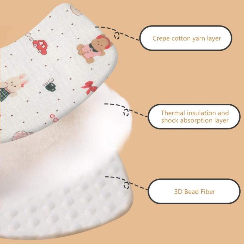 Four Season Infant Strollers Seat Pad Cushion Double Sided Design Even In Hot And Cold With Universal Compatibility