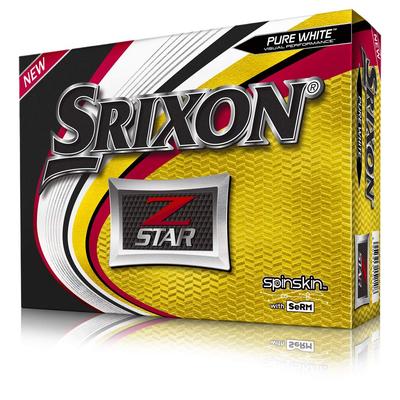 SRIXON 2019 Golf Balls 1 Dozen USA Direct Import Urethane Cover 3 Pieces White Z-STAR