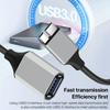 0.5m Plug and Play USB-A 3.0 Female to Micro B High Speed Transmission Mobile Hard Disk Data Cable