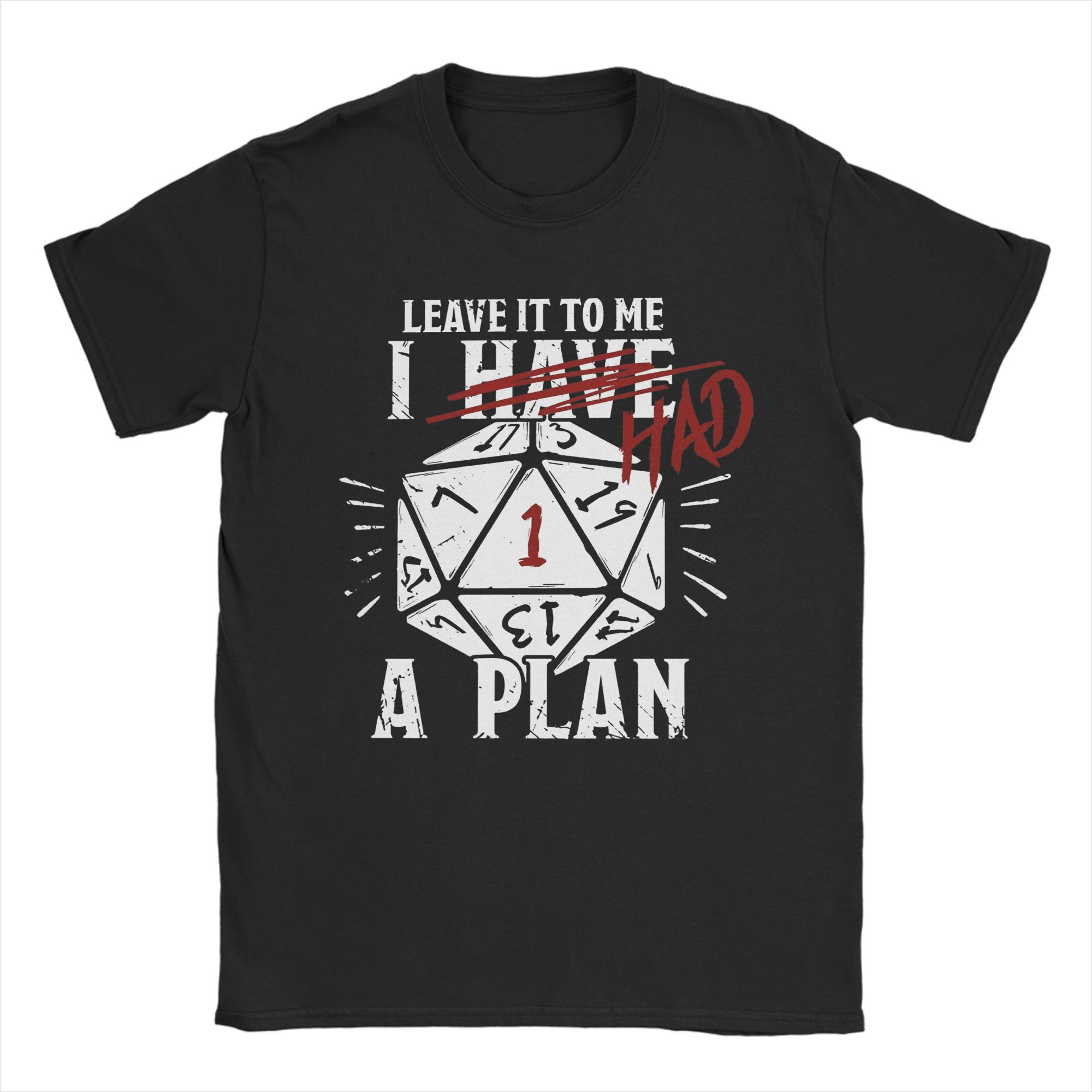 

Dont Worry I Have A Plan Cotton T Shirt Summer Vintage O Neck Harajuku Tees Oversized Print Tops 2XL