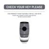 Abs Carbon Fiber Car Key Case Cover Shell For Mercedes Benz A C E S G Class Glc Cle Cla Glb Gls W177 W205 W213 W222 X167 Amg Fob