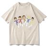 Sommer Herren T-Shirt Anime Vintage T-Shirts 100% Baumwolle Grafikdruck Kurzarm Hip Hop Streetwear Unisex Übergroße T-Shirts Oberteile