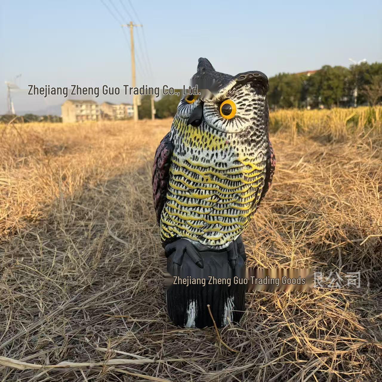 

Cross-border Wobbly Head Owl Outdoor Bird Repeller - Moisture-proof, Waterproof Garden Decor