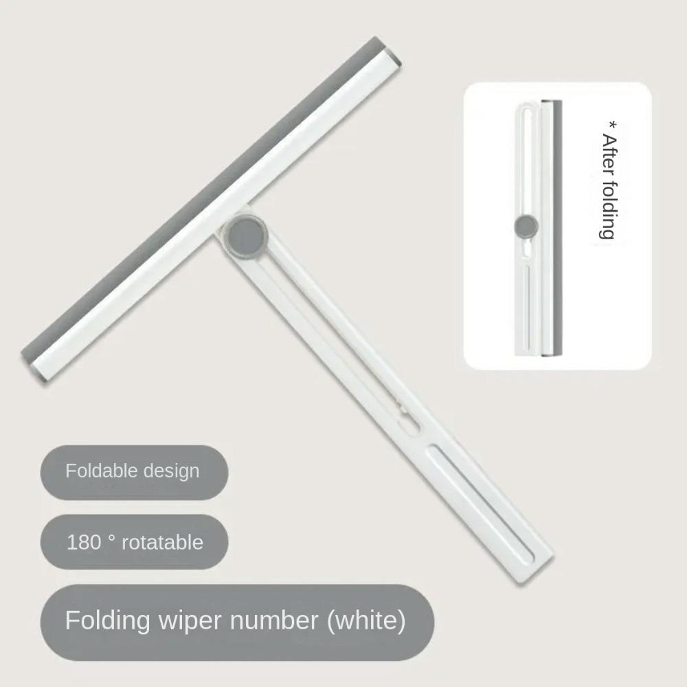 

Multifunctional Shower Glass Scraper Foldable Shower Squeegee Floor Window Glass Cleaning Tool белый