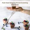 Stainless Steel Fork BBQ Telescopic Extendable Dinner Fruit Dessert Long Handle Fork Tool Adjustable Spoon Bento BBQ Accessories