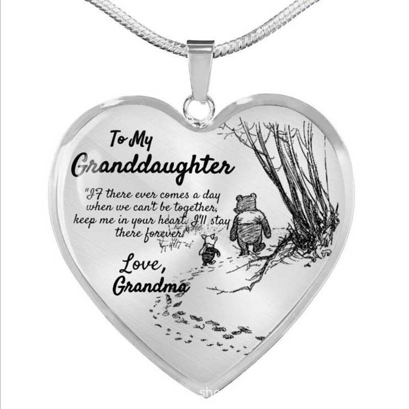 Für meine Tochter Liebesanhänger Halskette - Europäischer & Amerikanischer Allround-Schmuck Pulloverkette