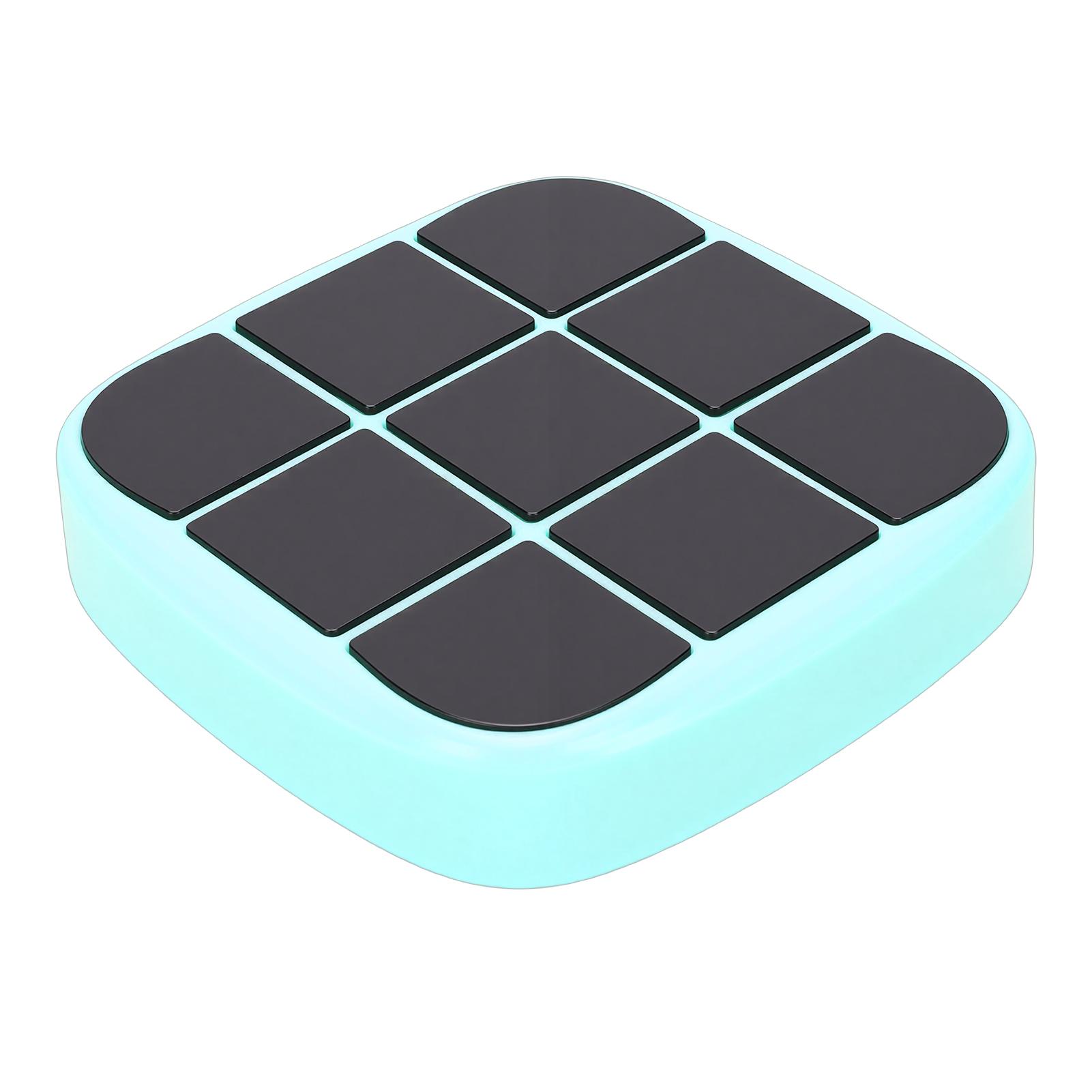 

4 в 1 Ручная игровая консоль-головоломка Портативная сенсорная игра-головоломка Электронная игрушка для детей для путешествий, дома, школы Циан синий