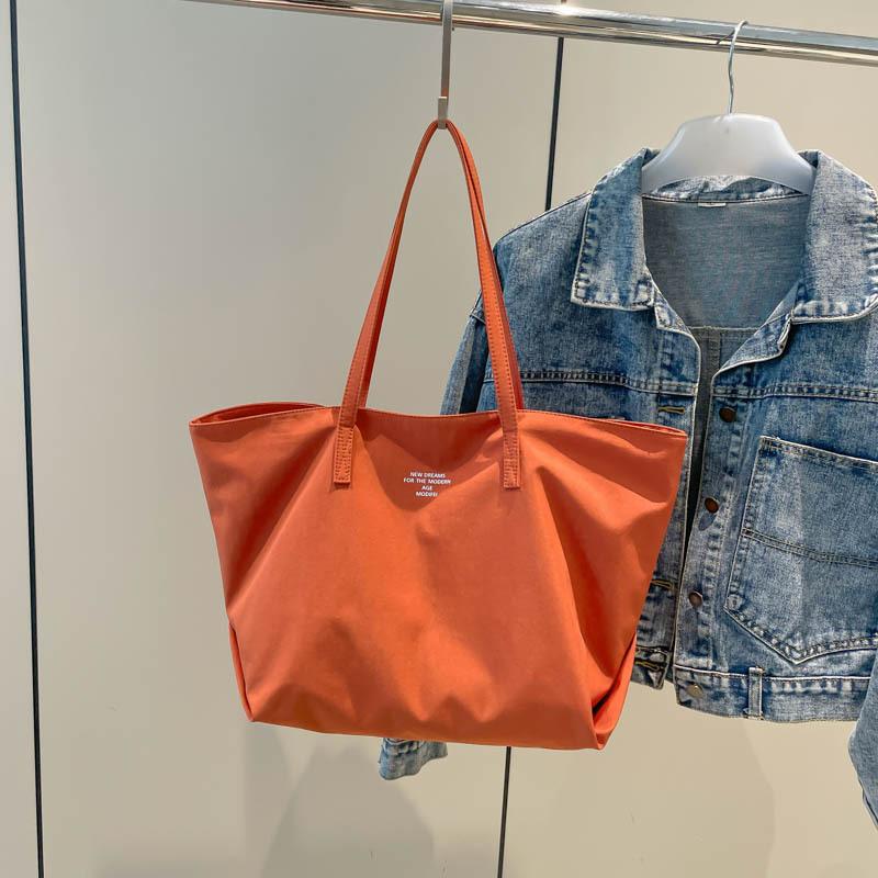 Ladies' Nylon Cloth Bag, Large Capacity Casual Shoulder Bag, Handbag