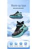 Babudou Boys' Winter Velvet-Lined Waterproof Running Shoes - Lightweight, Non-Slip, Warm Two-Layer Cotton Design.
