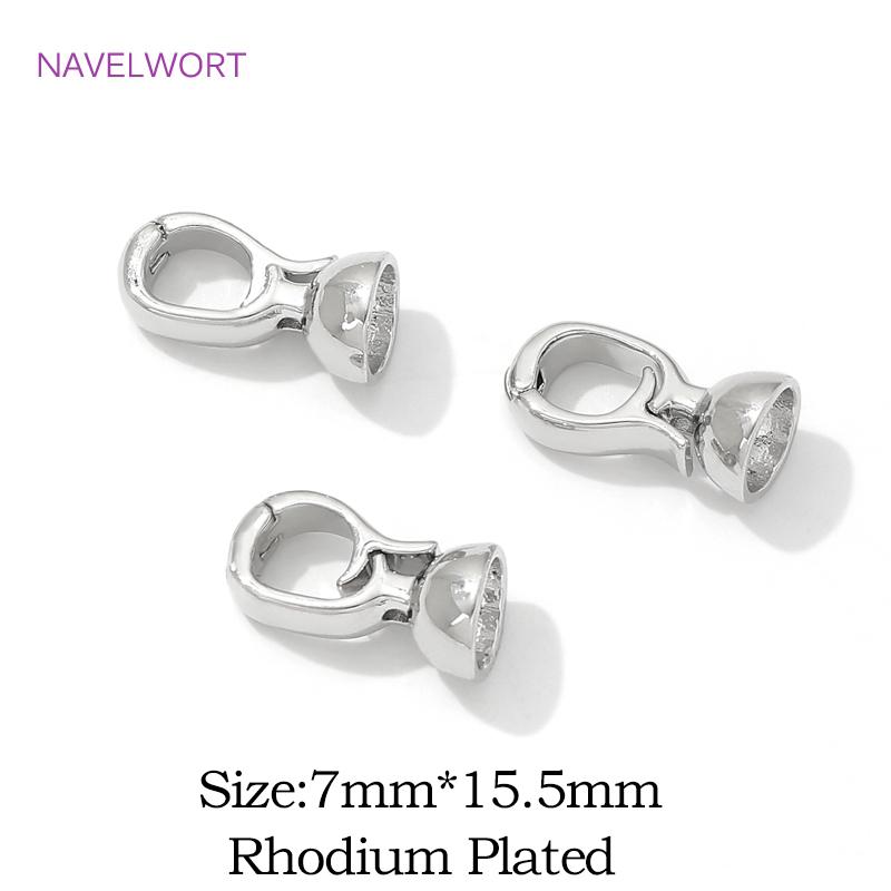 18K Gold Plated Pearl Clasp Fastener Brass Connector Clasps,Clasps For Jewelry Making,DIY Bracelet Jewelry Making Accessories