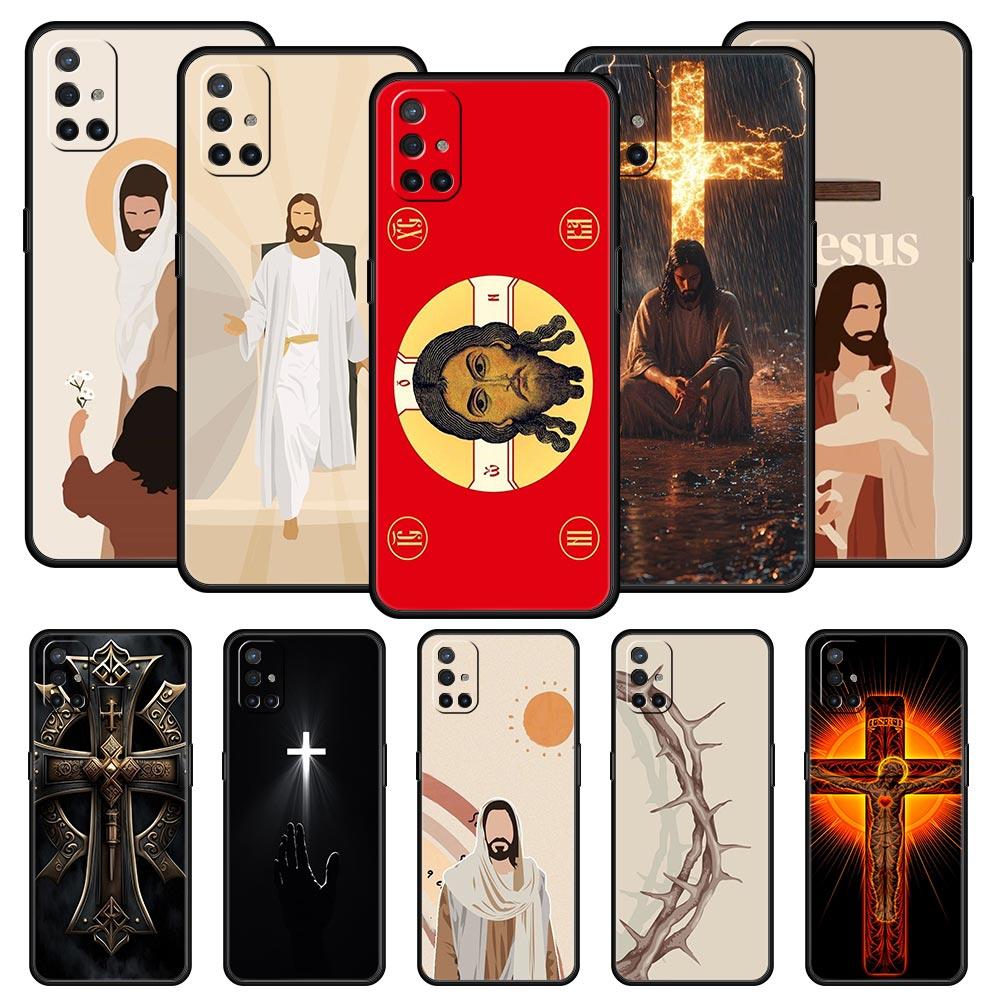 Jesus Flag Christ Religion Faith Phone Case For OnePlus 13 12 11 10 9 8 7T Pro 13R 12R 10R 9RT 8T Nord N30 2T CE 2 3 5G Cover