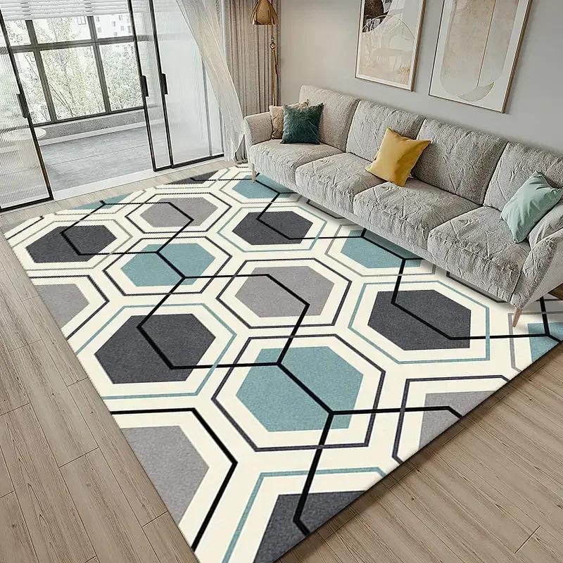 Light Luxury Carpets for Living Room Modern Bedroom Decoration Carpet Home Sofa Coffee Table Area Rug Cloakroom Balcony Foot Mat