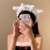 Korean Style Cute Plush Kitten Headband & Hair Clip for Washing Face and Mask Application - Women's Cartoon Hair Accessories