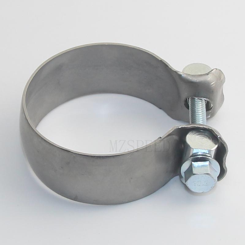 Automobile exhaust pipe arc clamp muffler connector pipe card card tail throat connection pipe clamp clamp 51mm