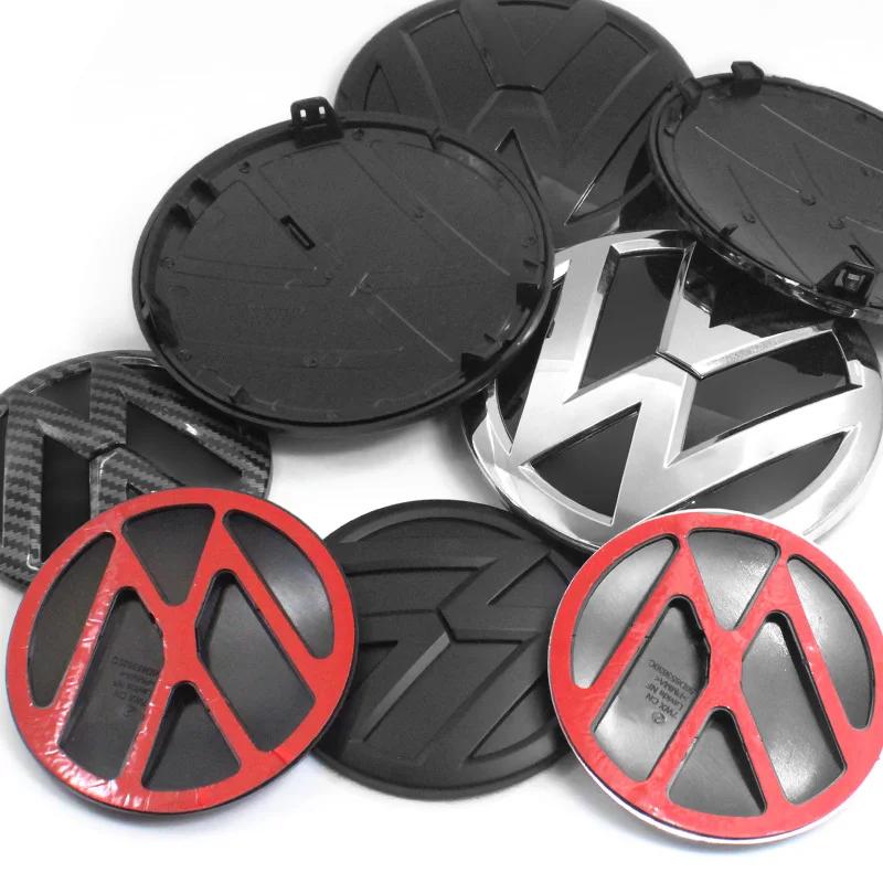 GJWPC1 For VW Volkswagen Jetta MK5 Golf 1Pcs 135mm 113mm 3GO 853 601B Car Logo Front Bonnet Hood 56D853630C Rear Tail Trunk Emblem For